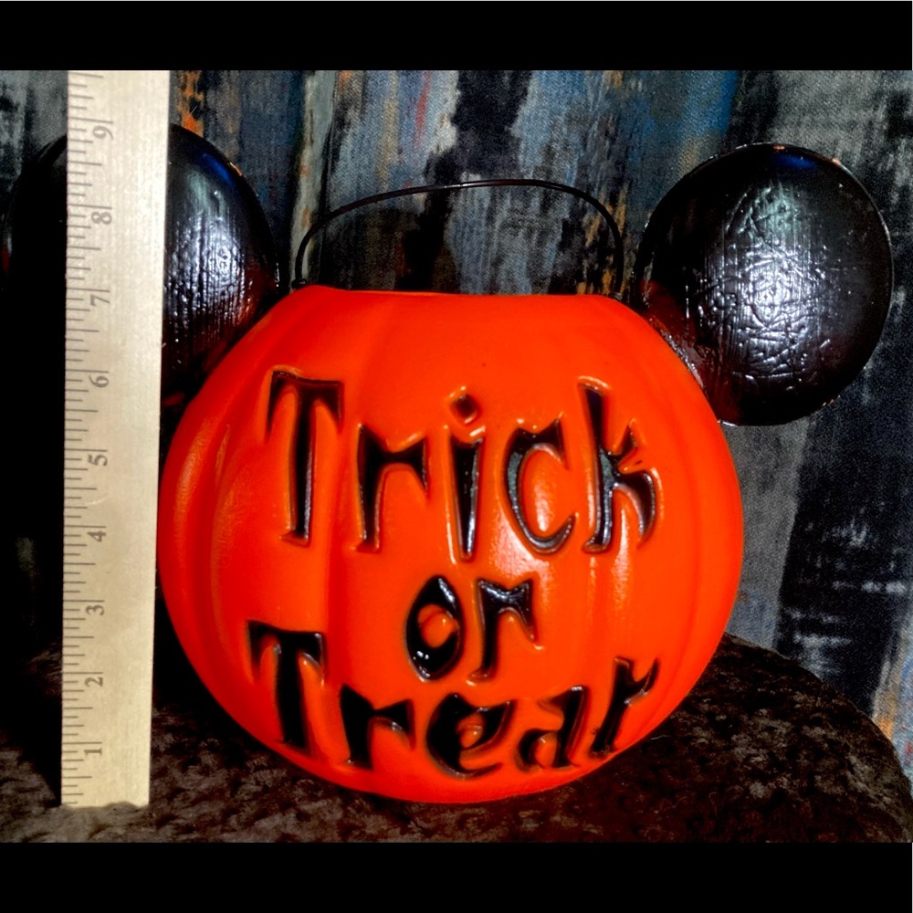 Vintage Mickey Mouse Ears Halloween Blow Mold General Foam Plastics - Picture 3 of 12